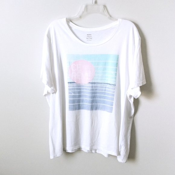Old Navy Tops - Old Navy White Graphic Tee Shirt